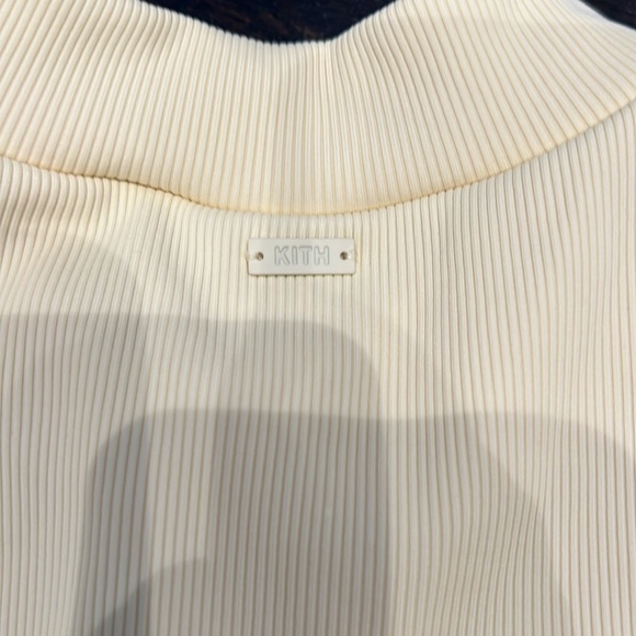 Kith Cream Ribbed Crop Top - Picture 3 of 6
